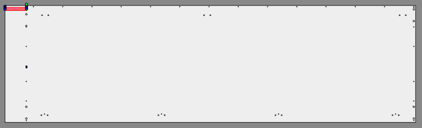 “Cabinet side drilling plan report from our bespoke CNC machining software